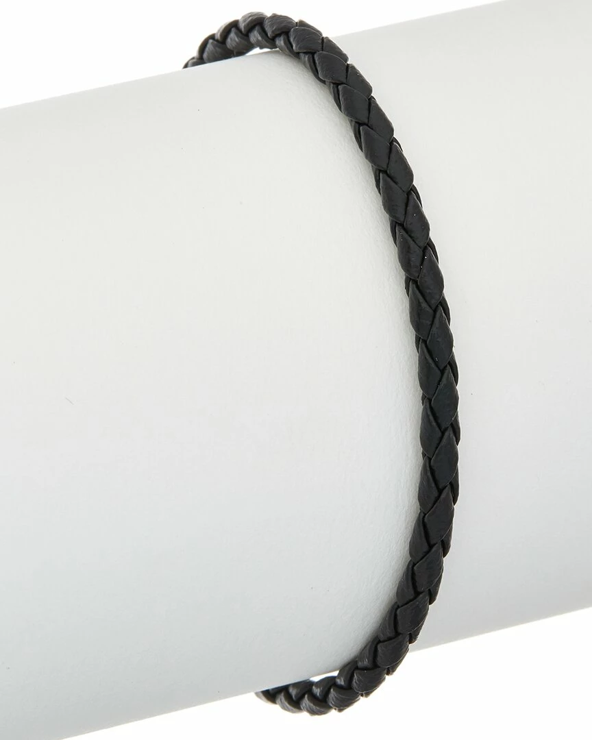 Hot Sale ð Judith Ripka 14K Over Silver & Leather 0.12 Ct. Tw. White Topaz & CZ Bracelet ð© Women Bracelets ð 4 Hot Sale ð Judith Ripka 14K Over Silver & Leather 0.12 Ct. Tw. White Topaz & CZ Bracelet ð© Women Bracelets ð - Image 2