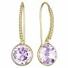 Cheapest ❤️ Judith Ripka Water Colors 14K Over Silver Amethyst Studs 👩 Women Earrings 🔥 -Judith Ripka Sales 6030079141 RLLZ 1