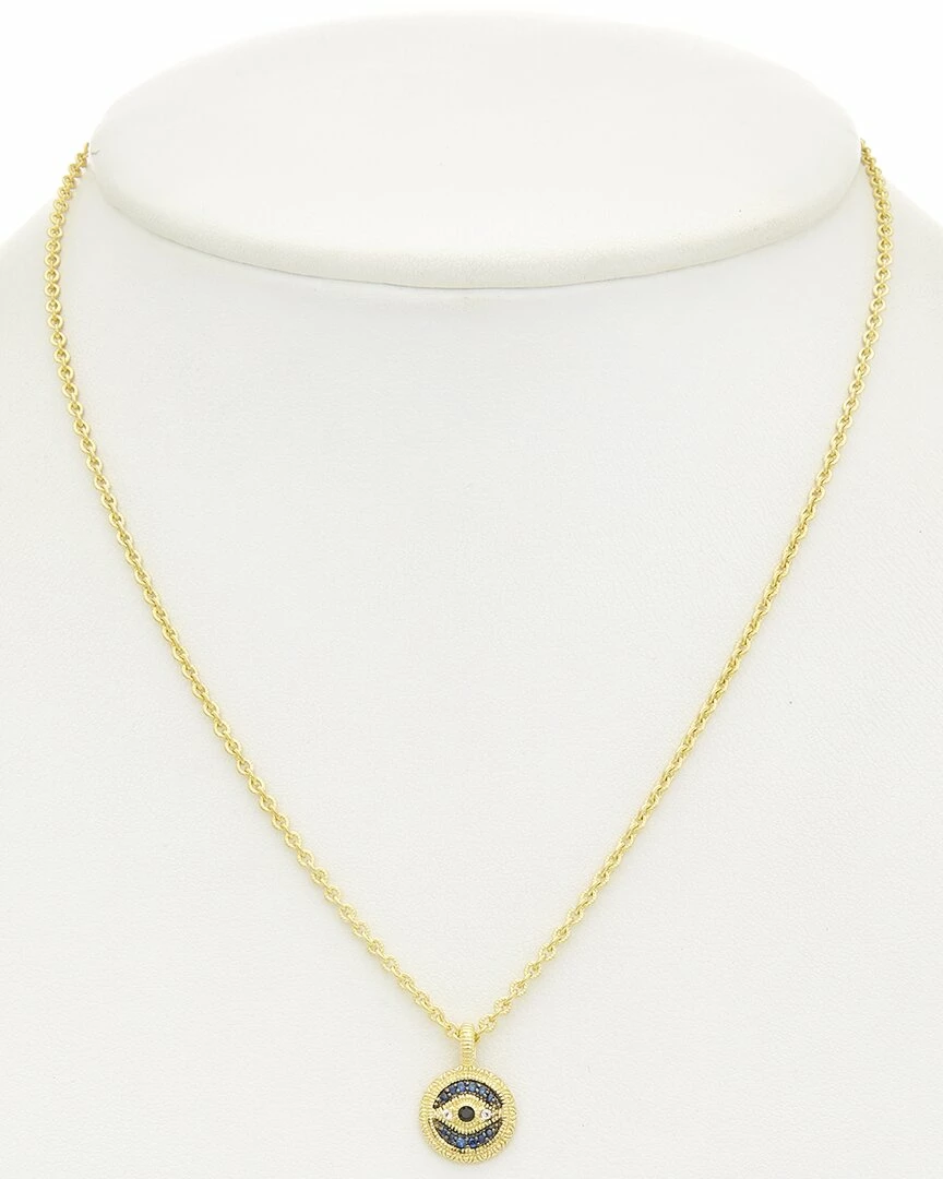 Promo ๐ Judith Ripka 14K Over Silver 0.13 Ct. Tw. Gemstone Evil Eye Necklace ๐ฉ Women Necklaces ๐คฉ 4 Promo ๐ Judith Ripka 14K Over Silver 0.13 Ct. Tw. Gemstone Evil Eye Necklace ๐ฉ Women Necklaces ๐คฉ - Image 2