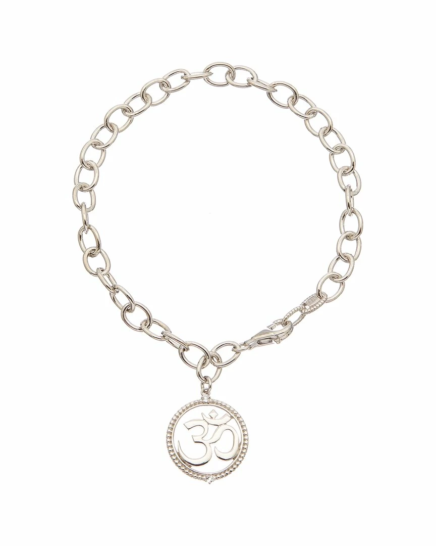 Cheapest ð Judith Ripka Little Jewels Silver White Topaz Om Charm Bracelet ð© Women Bracelets âš 3 Cheapest ð Judith Ripka Little Jewels Silver White Topaz Om Charm Bracelet ð© Women Bracelets âš