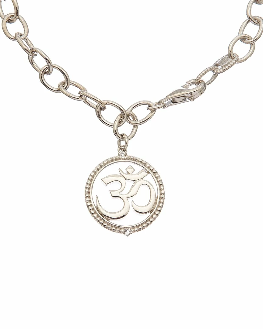 Cheapest ð Judith Ripka Little Jewels Silver White Topaz Om Charm Bracelet ð© Women Bracelets âš 4 Cheapest ð Judith Ripka Little Jewels Silver White Topaz Om Charm Bracelet ð© Women Bracelets âš - Image 2