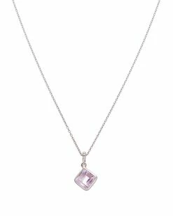 Budget 🧨 Judith Ripka Water Colors Silver Amethyst Necklace 👩 Women Necklaces 😀
