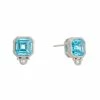 Promo 🥰 Judith Ripka La Petite Silver CZ Cushion Studs 👩 Women Earrings 🛒 -Judith Ripka Sales 6030377881 RLLZ 1