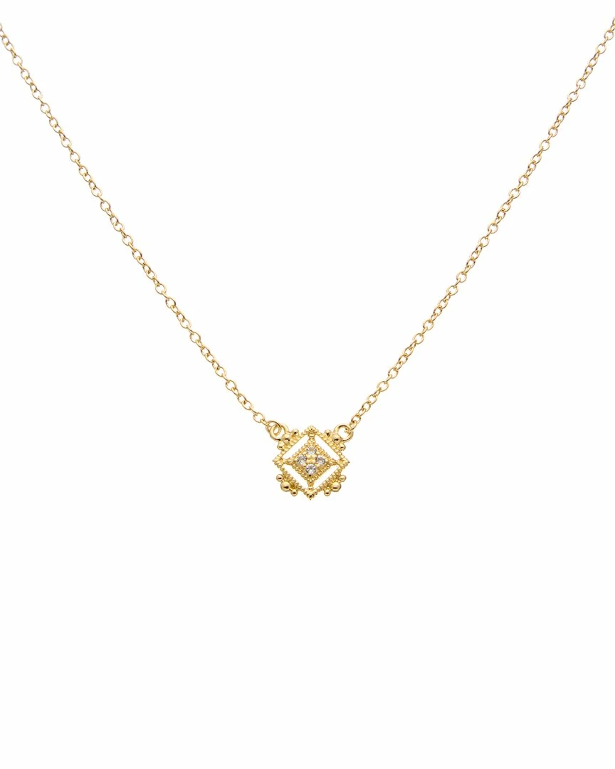 Best Sale โ Judith Ripka La Petite 14K Over Silver White Topaz Pendant Necklace ๐ฉ Women Necklaces โญ 3 Best Sale โ Judith Ripka La Petite 14K Over Silver White Topaz Pendant Necklace ๐ฉ Women Necklaces โญ