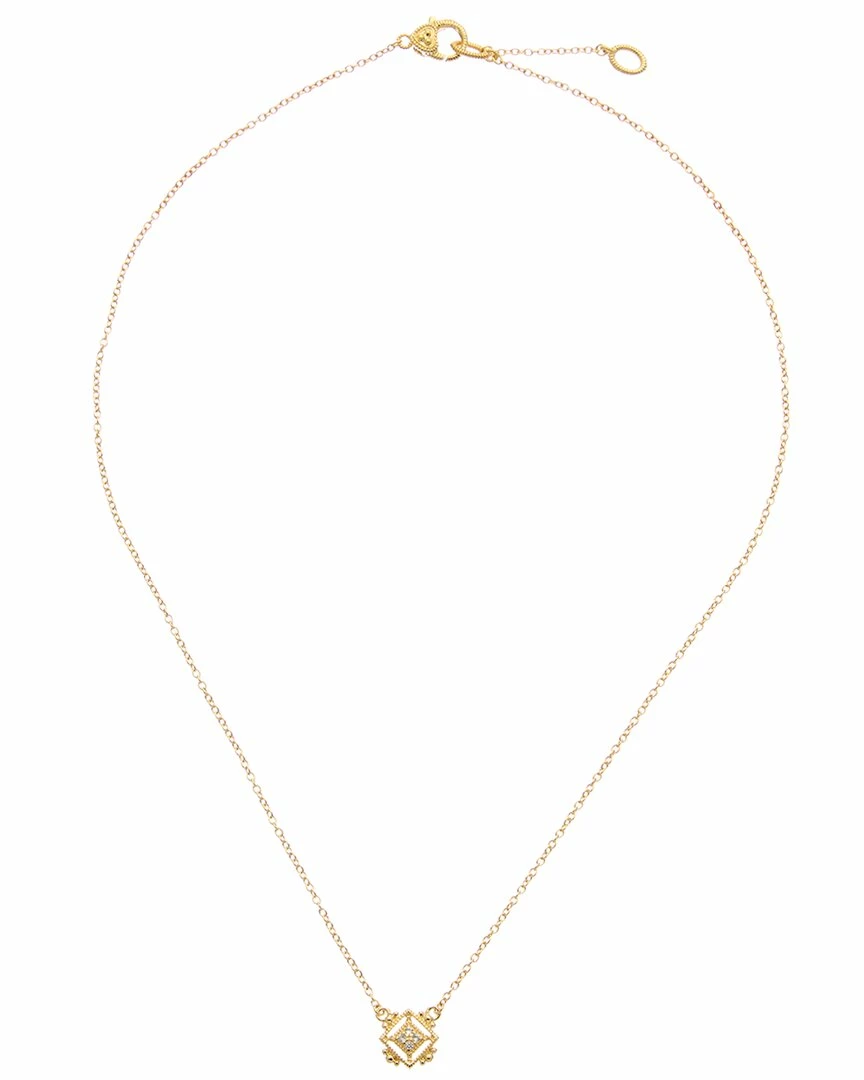 Best Sale โ Judith Ripka La Petite 14K Over Silver White Topaz Pendant Necklace ๐ฉ Women Necklaces โญ 4 Best Sale โ Judith Ripka La Petite 14K Over Silver White Topaz Pendant Necklace ๐ฉ Women Necklaces โญ - Image 2