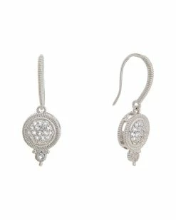 Buy 🎉 Judith Ripka La Petite Silver 0.35 Ct. Tw. White Topaz Drop Earrings 👩 Women 🔥