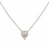 Budget ⌛ Judith Ripka La Petite Silver White Topaz Pendant Necklace 👩 Women Necklaces 🤩 -Judith Ripka Sales 6030377897 RLLZ 1