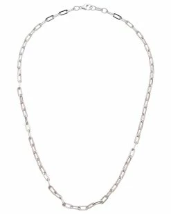 Wholesale 🛒 Judith Ripka Links Silver Rope Cable Necklace 👩 Women Necklaces 🎉