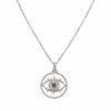 New 🌟 Judith Ripka La Petite Silver 0.14 Ct. Tw. Gemstone Pendant Necklace 👩 Women Necklaces ⌛ -Judith Ripka Sales 6030377902 RLLZ 1