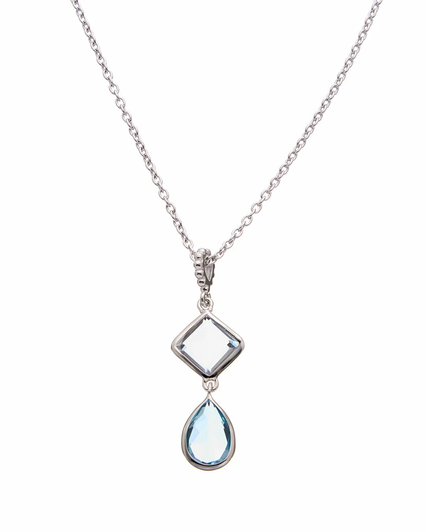 Wholesale ð Judith Ripka Watercolors Silver 3.00 Ct. Tw. Gemstone Double Drop Pendant Necklace ð© Women Necklaces â 3 Wholesale ð Judith Ripka Watercolors Silver 3.00 Ct. Tw. Gemstone Double Drop Pendant Necklace ð© Women Necklaces â