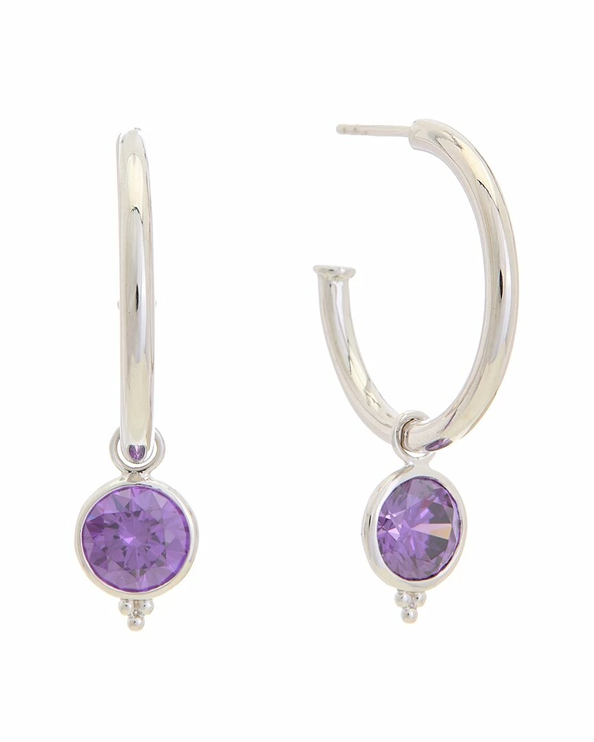 Promo ๐ Judith Ripka Watercolors Silver CZ Drop Hoops ๐ฉ Women Earrings ๐ 3 Promo ๐ Judith Ripka Watercolors Silver CZ Drop Hoops ๐ฉ Women Earrings ๐