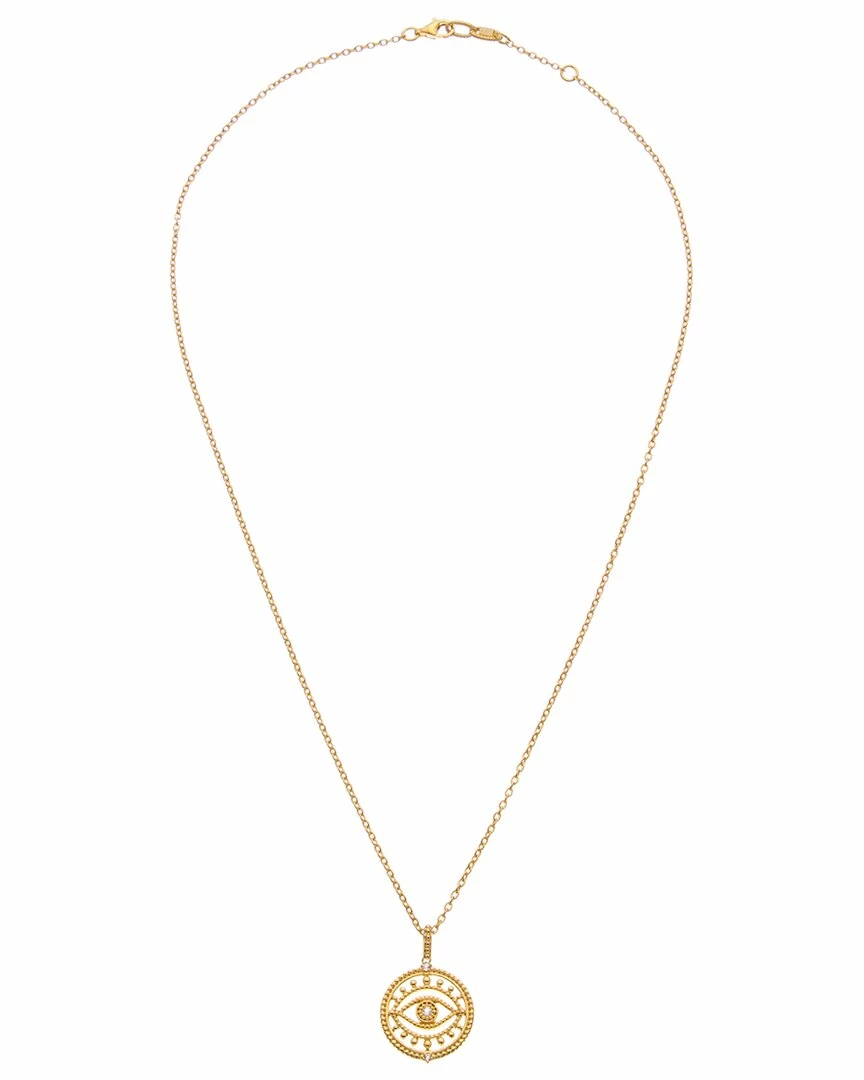 Flash Sale ๐ Judith Ripka Little Jewels 14K Over Silver White Topaz Evil Eye Pendant Necklace ๐ฉ Women Necklaces โญ 4 Flash Sale ๐ Judith Ripka Little Jewels 14K Over Silver White Topaz Evil Eye Pendant Necklace ๐ฉ Women Necklaces โญ - Image 2