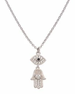 Deals ๐ Judith Ripka Silver 0.35 Ct. Tw. Gemstone Necklace ๐ฉ Women Necklaces โ