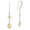 Outlet 🌟 Judith Ripka Watercolors Silver CZ Drop Earrings 👩 Women 😀 -Judith Ripka Sales 6030377933 RLLZ 1