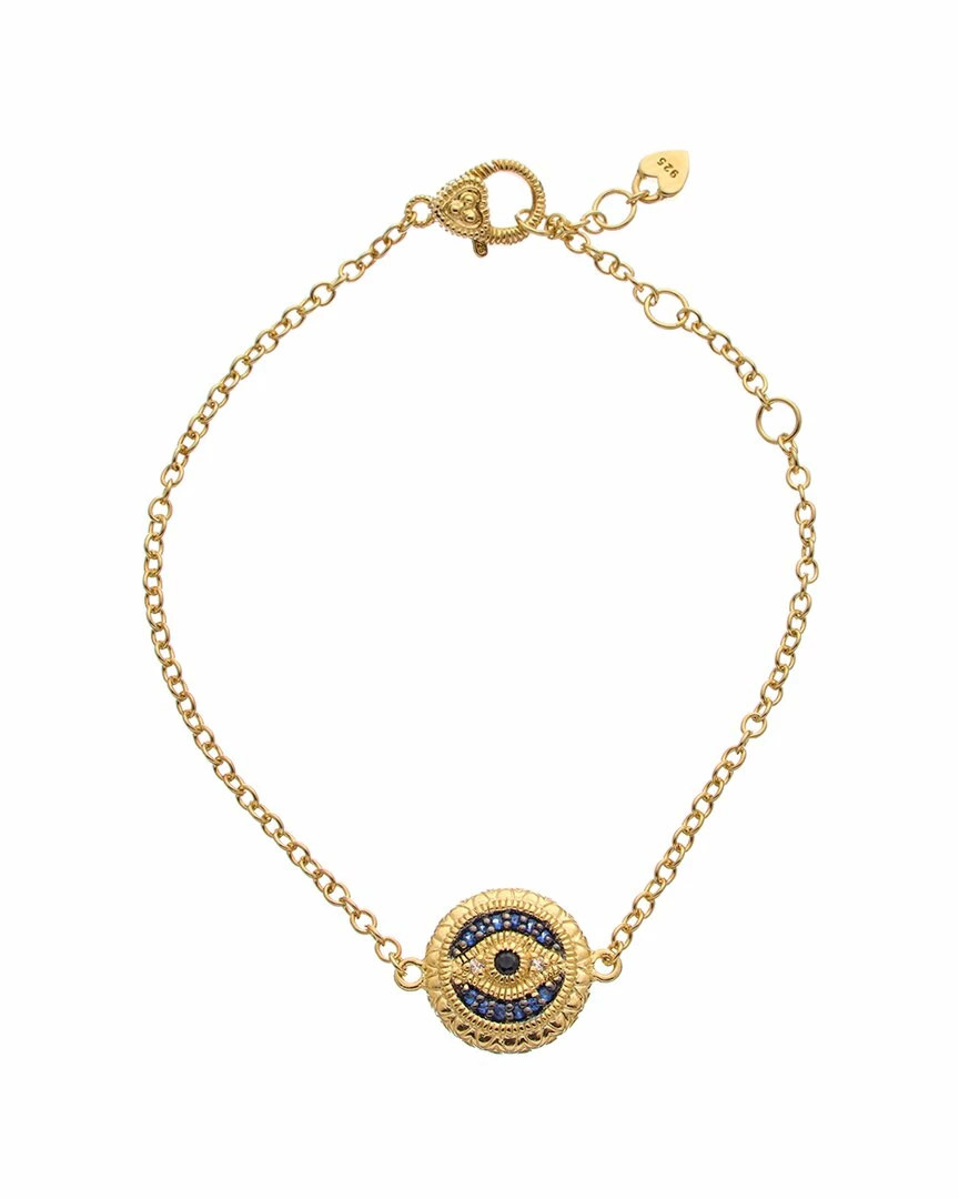 New โ Judith Ripka 14K Over Silver 0.13 Ct. Tw. Gemstone Evil Eye Bracelet ๐ฉ Women Bracelets ๐ 3 New โ Judith Ripka 14K Over Silver 0.13 Ct. Tw. Gemstone Evil Eye Bracelet ๐ฉ Women Bracelets ๐