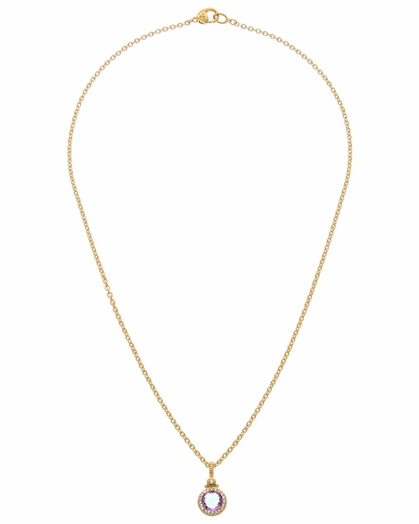 Coupon ๐ Judith Ripka La Petite 14K Over Silver 1.48 Ct. Tw. Gemstone Pendant Necklace ๐ฉ Women Necklaces ๐ 4 Coupon ๐ Judith Ripka La Petite 14K Over Silver 1.48 Ct. Tw. Gemstone Pendant Necklace ๐ฉ Women Necklaces ๐ - Image 2