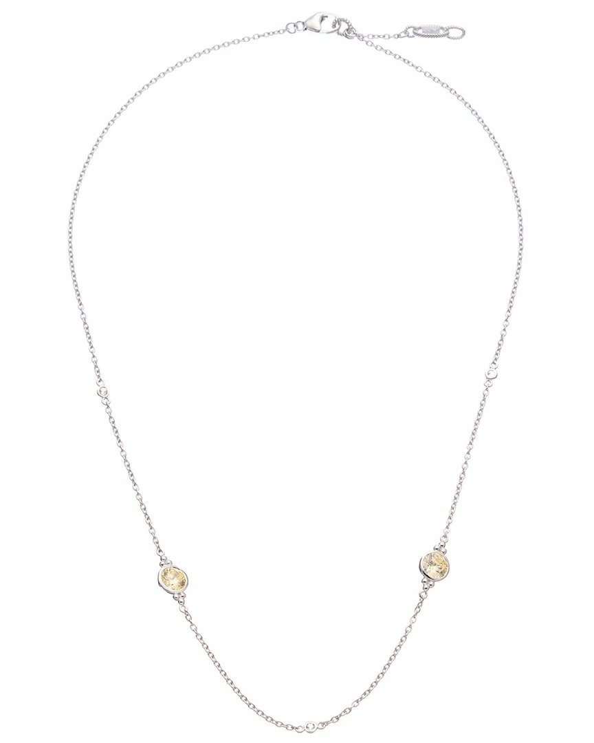 Promo ๐งจ Judith Ripka Watercolors Silver CZ Stones By The Yard Necklace ๐ฉ Women Necklaces ๐ 4 Promo ๐งจ Judith Ripka Watercolors Silver CZ Stones By The Yard Necklace ๐ฉ Women Necklaces ๐ - Image 2