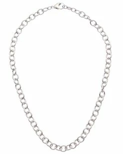 Flash Sale 🔥 Judith Ripka Links Silver Cable Chain Necklace 👩 Women Necklaces 🥰