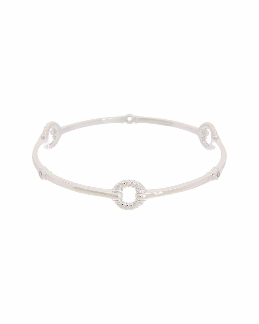 Best deal â€ïž Judith Ripka Cavallo Silver 0.25 Ct. Tw. White Topaz Bangle Bracelet ð© Women Bracelets ð¯ 3 Best deal â€ïž Judith Ripka Cavallo Silver 0.25 Ct. Tw. White Topaz Bangle Bracelet ð© Women Bracelets ð¯ - Image 2