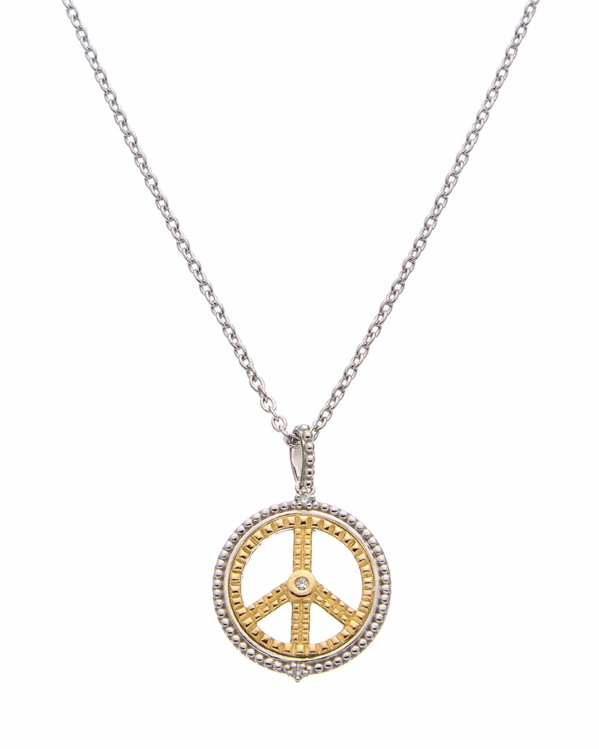 Top 10 ๐ Judith Ripka Little Jewels 14K & Silver Diamond Peace Sign Charm Necklace ๐ฉ Women Necklaces ๐ 2 Top 10 ๐ Judith Ripka Little Jewels 14K & Silver Diamond Peace Sign Charm Necklace ๐ฉ Women Necklaces ๐
