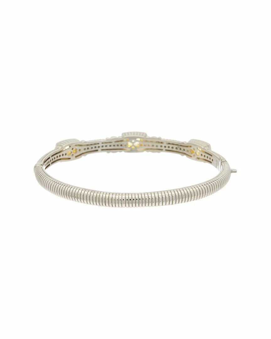 Budget ๐ Judith Ripka Legacy Silver White Sapphire CZ Triple Stone Bangle Bracelet ๐ฉ Women Bracelets ๐คฉ 4 Budget ๐ Judith Ripka Legacy Silver White Sapphire CZ Triple Stone Bangle Bracelet ๐ฉ Women Bracelets ๐คฉ - Image 2