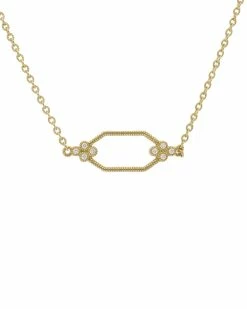 Deals ✔️ Judith Ripka Juliette 14K 0.38 Ct. Tw. Diamond Necklace 👩 Women Necklaces 😉