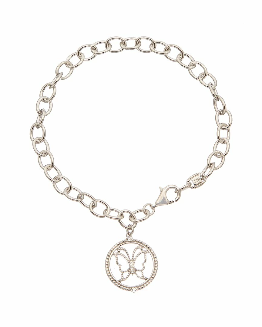 Brand new â€ïž Judith Ripka Little Jewels Silver White Topaz Butterfly Charm Bracelet ð© Women Bracelets ð 3 Brand new â€ïž Judith Ripka Little Jewels Silver White Topaz Butterfly Charm Bracelet ð© Women Bracelets ð