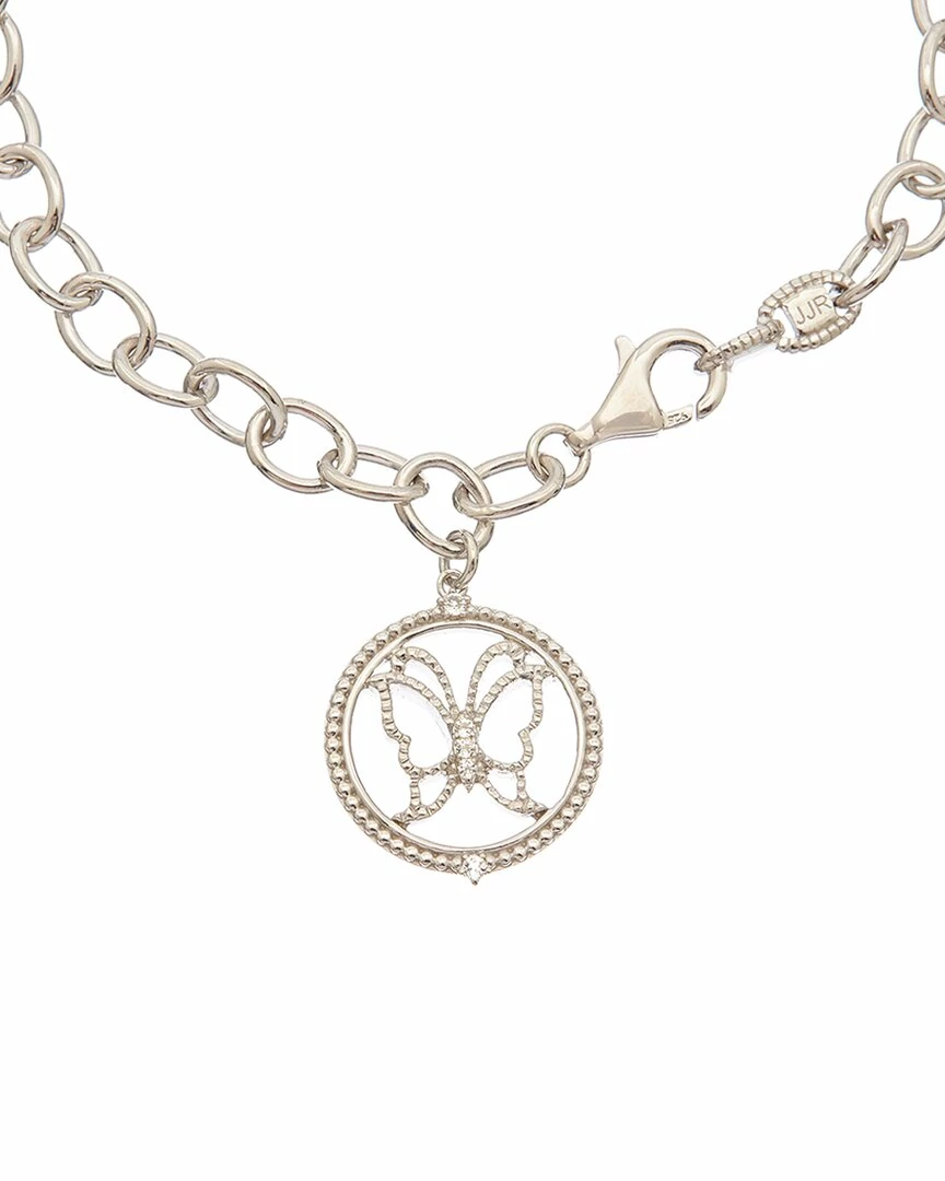 Brand new â€ïž Judith Ripka Little Jewels Silver White Topaz Butterfly Charm Bracelet ð© Women Bracelets ð 4 Brand new â€ïž Judith Ripka Little Jewels Silver White Topaz Butterfly Charm Bracelet ð© Women Bracelets ð - Image 2