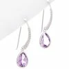 Outlet 😍 Judith Ripka Water Colors Silver Amethyst Drop Earrings 👩 Women 🧨 -Judith Ripka Sales 6030949933 RLLZ 1