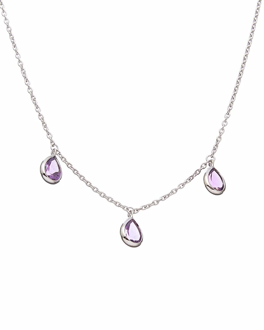 Cheap ๐ฏ Judith Ripka Water Colors Silver Amethyst Drop Necklace ๐ฉ Women Necklaces ๐ 3 Cheap ๐ฏ Judith Ripka Water Colors Silver Amethyst Drop Necklace ๐ฉ Women Necklaces ๐