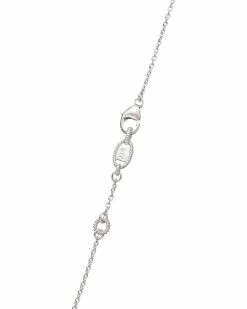 Cheap 🤩 Judith Ripka Water Colors Silver CZ Drop Necklace 👩 Women Necklaces 😍 -Judith Ripka Sales 6030949939 RLLZ 3