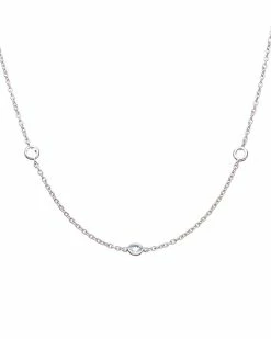 Hot Sale 🤩 Judith Ripka Water Colors Silver Blue Topaz Drop Necklace 👩 Women Necklaces 😍