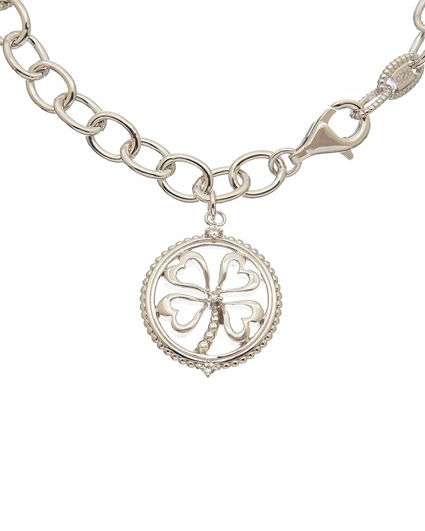 Top 10 ๐งจ Judith Ripka Little Jewels Silver White Topaz Heart Clover Bracelet ๐ฉ Women Bracelets ๐ 4 Top 10 ๐งจ Judith Ripka Little Jewels Silver White Topaz Heart Clover Bracelet ๐ฉ Women Bracelets ๐ - Image 2