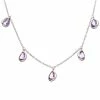 Discount 😉 Judith Ripka Water Colors Silver Amethyst Drop Necklace 👩 Women Necklaces ✔️