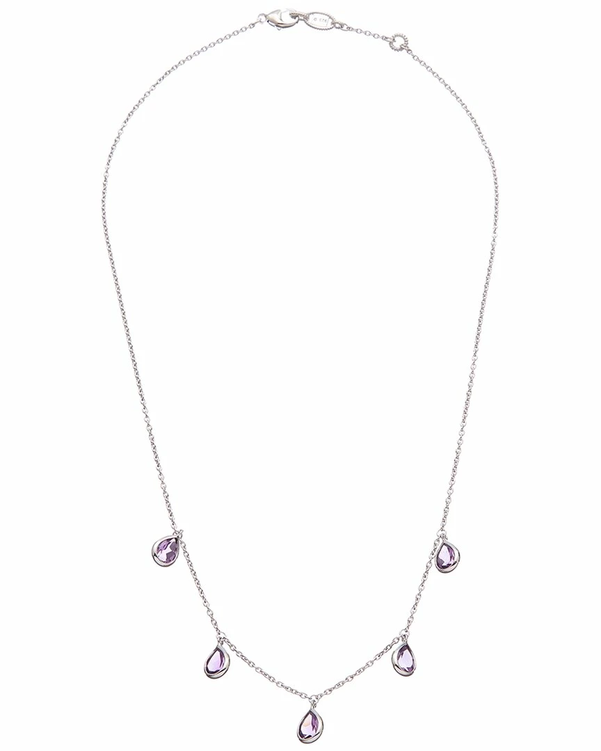 Discount ð Judith Ripka Water Colors Silver Amethyst Drop Necklace ð© Women Necklaces âïž 4 Discount ð Judith Ripka Water Colors Silver Amethyst Drop Necklace ð© Women Necklaces âïž - Image 2