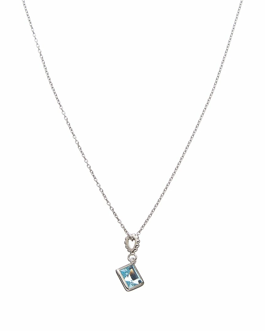 Discount ๐คฉ Judith Ripka Water Colors Silver Blue Topaz Pendant Necklace ๐ฉ Women Necklaces ๐ 3 Discount ๐คฉ Judith Ripka Water Colors Silver Blue Topaz Pendant Necklace ๐ฉ Women Necklaces ๐