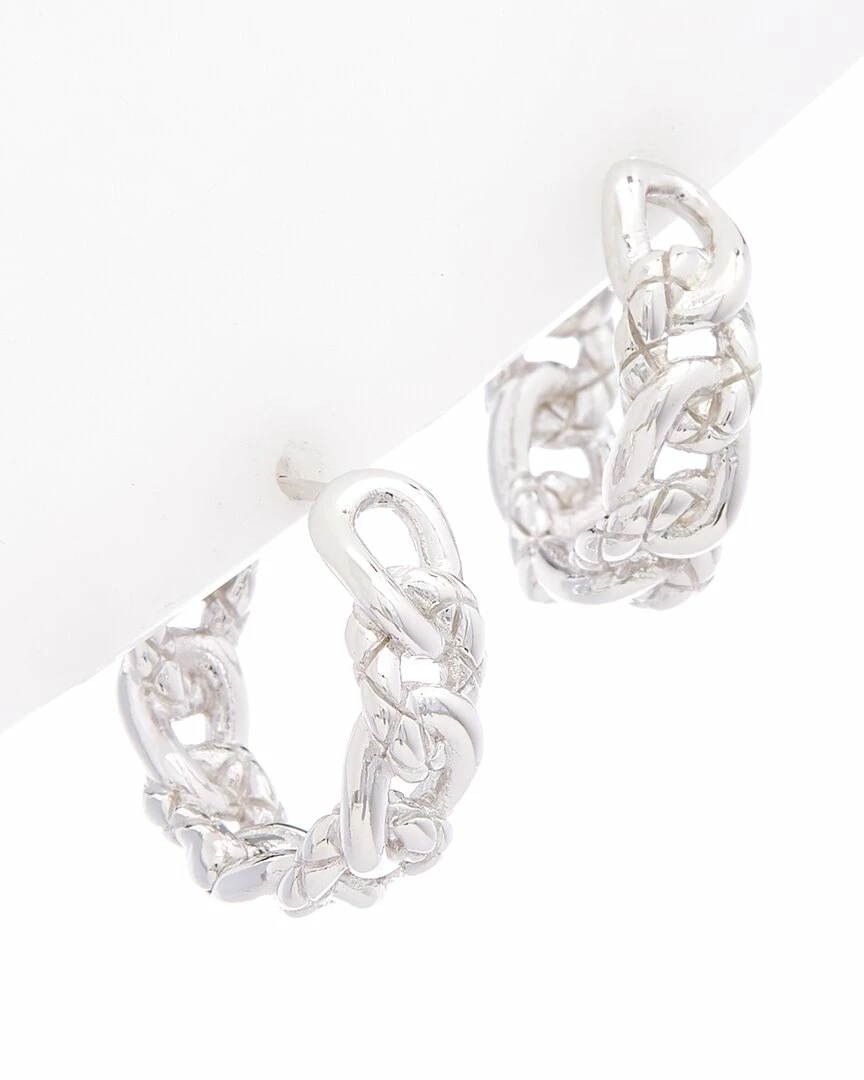 Brand new ð Judith Ripka Aura Silver Curb Link Hoops ð© Women Earrings â 3 Brand new ð Judith Ripka Aura Silver Curb Link Hoops ð© Women Earrings â