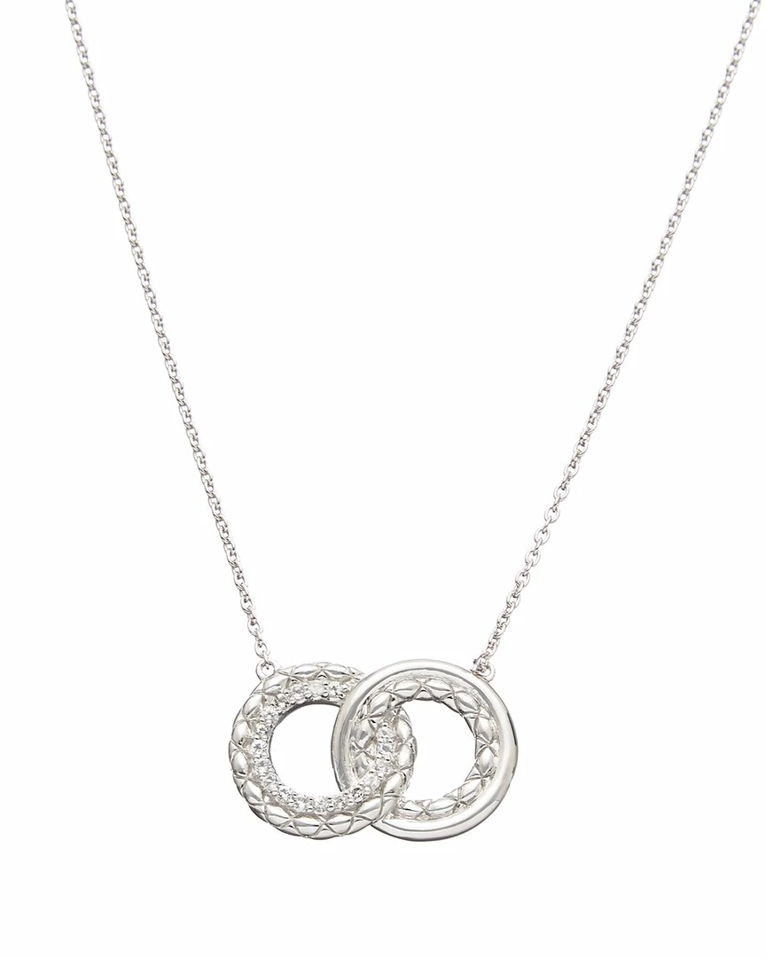 Top 10 ๐ฅฐ Judith Ripka Aura Silver White Topaz Interlocking Pendant Necklace ๐ฉ Women Necklaces ๐ 3 Top 10 ๐ฅฐ Judith Ripka Aura Silver White Topaz Interlocking Pendant Necklace ๐ฉ Women Necklaces ๐
