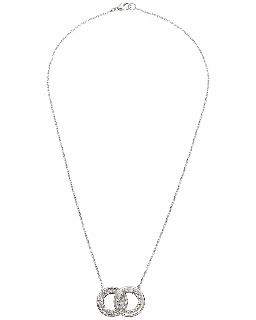 Top 10 ๐ฅฐ Judith Ripka Aura Silver White Topaz Interlocking Pendant Necklace ๐ฉ Women Necklaces ๐ 4 Top 10 ๐ฅฐ Judith Ripka Aura Silver White Topaz Interlocking Pendant Necklace ๐ฉ Women Necklaces ๐ - Image 2