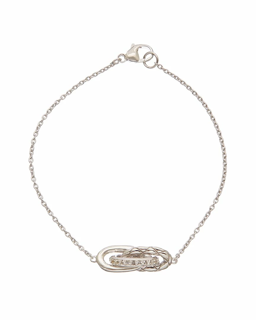Coupon ๐ Judith Ripka Aura Silver White Topaz Knot Link Bracelet ๐ฉ Women Bracelets ๐ 3 Coupon ๐ Judith Ripka Aura Silver White Topaz Knot Link Bracelet ๐ฉ Women Bracelets ๐