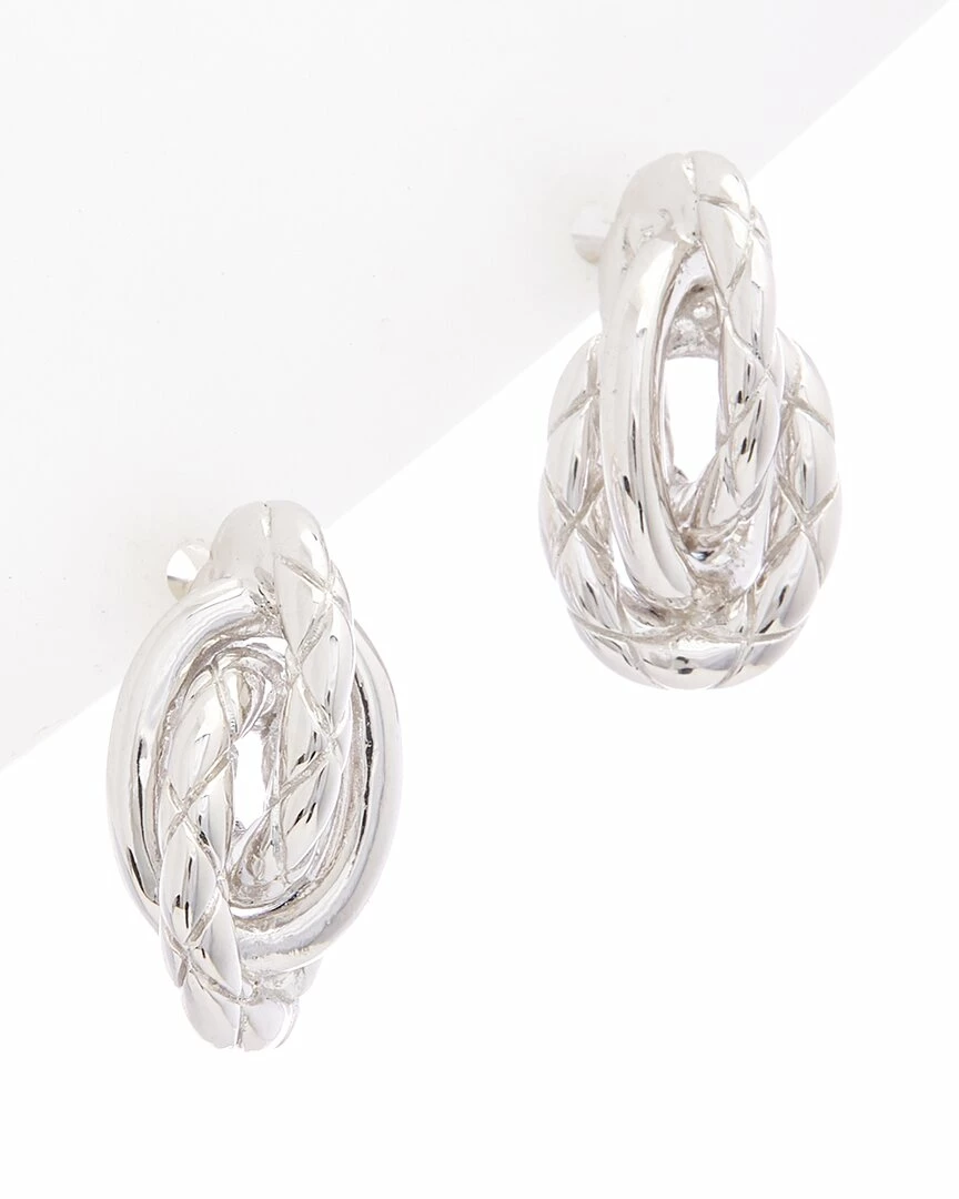 Buy â€ïž Judith Ripka Aura Silver Love Knot Braided Studs ð© Women Earrings 𥰠3 Buy â€ïž Judith Ripka Aura Silver Love Knot Braided Studs ð© Women Earrings ð¥°