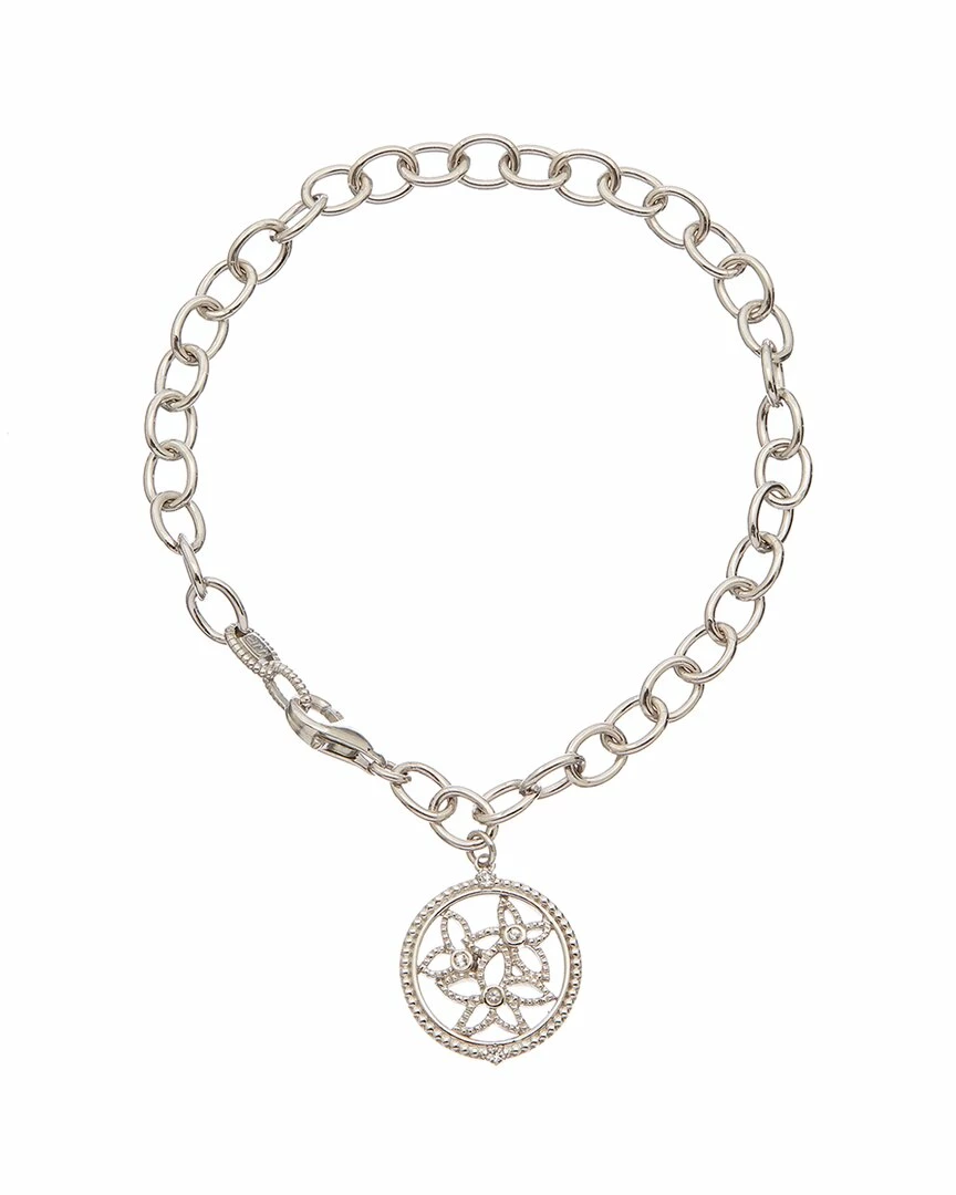 Buy ๐ Judith Ripka Little Jewels Silver White Topaz Bunch Of Flowers Charm Bracelet ๐ฉ Women Bracelets ๐ฏ 3 Buy ๐ Judith Ripka Little Jewels Silver White Topaz Bunch Of Flowers Charm Bracelet ๐ฉ Women Bracelets ๐ฏ