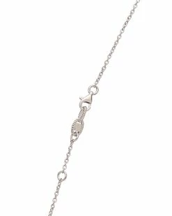 Cheap 🛒 Judith Ripka Little Jewels Silver White Topaz Butterfly Charm Necklace 👩 Women Necklaces 🤩 -Judith Ripka Sales 6030950023 RLLZ 3