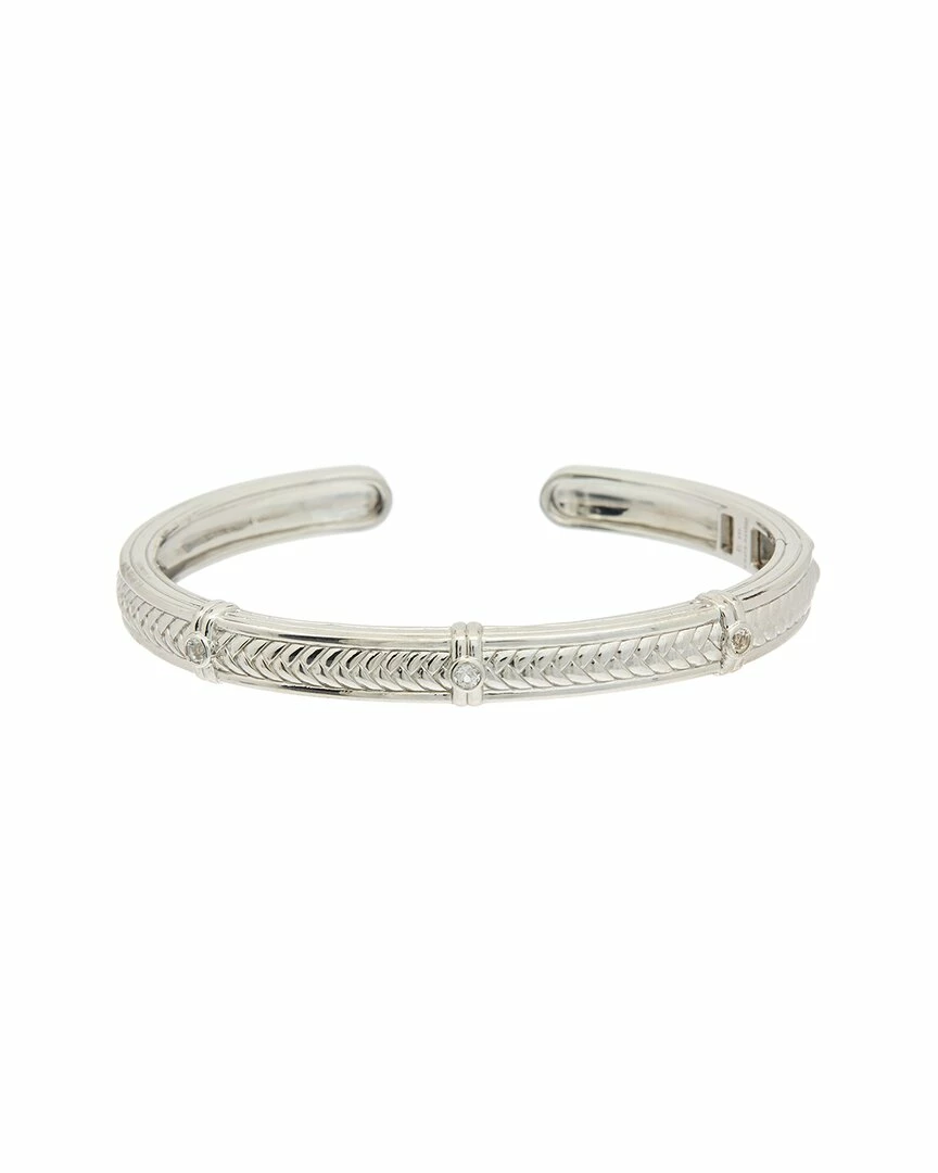 Brand new ๐ Judith Ripka Cavallo Silver White Topaz Braided Bangle Bracelet ๐ฉ Women Bracelets ๐ 3 Brand new ๐ Judith Ripka Cavallo Silver White Topaz Braided Bangle Bracelet ๐ฉ Women Bracelets ๐