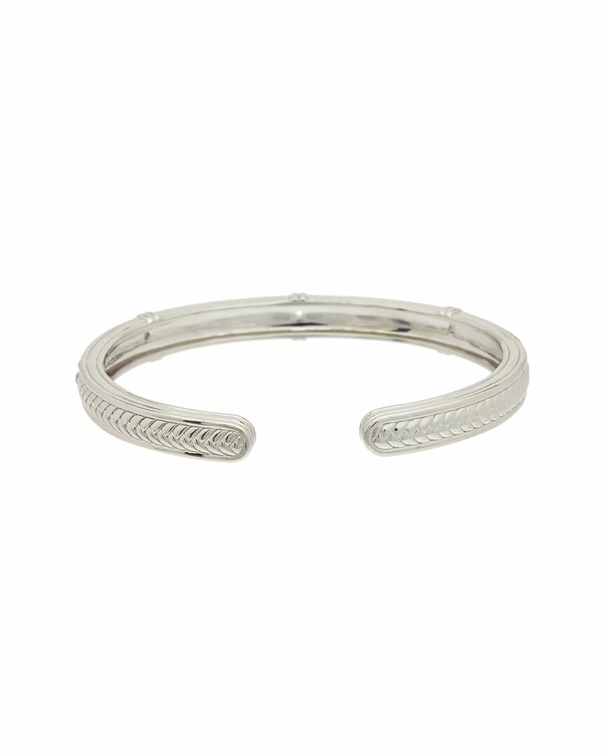 Brand new ๐ Judith Ripka Cavallo Silver White Topaz Braided Bangle Bracelet ๐ฉ Women Bracelets ๐ 4 Brand new ๐ Judith Ripka Cavallo Silver White Topaz Braided Bangle Bracelet ๐ฉ Women Bracelets ๐ - Image 2