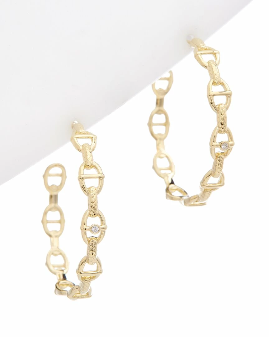 Discount ๐ Judith Ripka Cavallo 14K Over Silver White Topaz Large Hoops ๐ฉ Women Earrings ๐ 3 Discount ๐ Judith Ripka Cavallo 14K Over Silver White Topaz Large Hoops ๐ฉ Women Earrings ๐