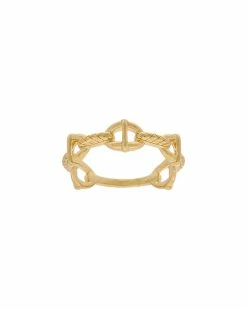 Wholesale ❤️ Judith Ripka Cavallo 14K Over Silver Stack Ring 👩 Women Rings 👏
