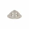 Coupon 🧨 Judith Ripka Cavallo Silver White Topaz Single Link Ring 👩 Women Rings 🎁 -Judith Ripka Sales 6030950036 RLLZ 1