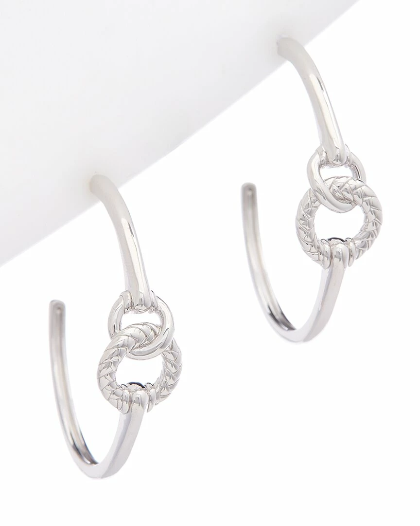 Brand new โ Judith Ripka Cavallo Silver Snaffle Hoops ๐ฉ Women Earrings ๐ 3 Brand new โ Judith Ripka Cavallo Silver Snaffle Hoops ๐ฉ Women Earrings ๐