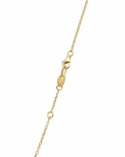 Best Sale 💯 Judith Ripka Little Jewels 14K Over Silver White Topaz Evil Eye Charm Necklace 👩 Women Necklaces 😉 -Judith Ripka Sales 6030950095 RLLZ 3